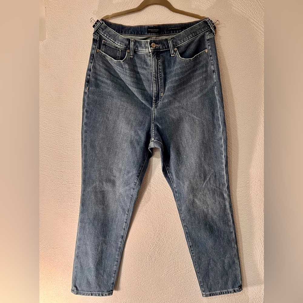 Banana Republic Light Blue Ultra High-Rise Slim Fit Denim Jeans (16/33)